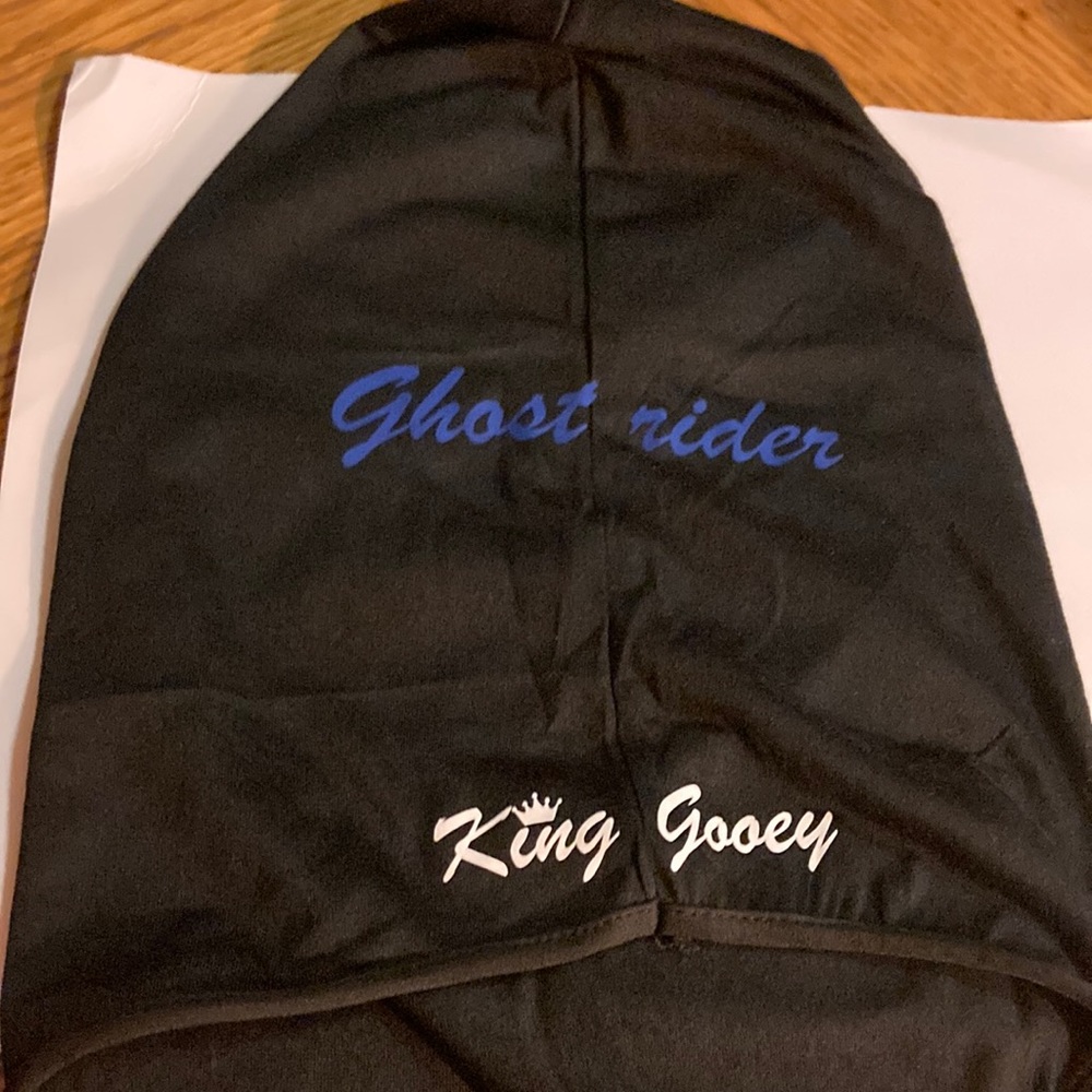 Black ski mask/ king gooey/ ghost rider